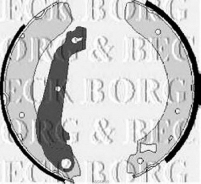 BORG & BECK bbs6090 -  Комплект тормозных колодок